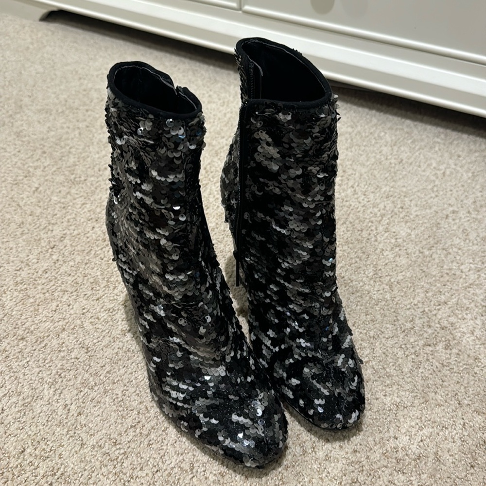Kendall & Kylie sequin booties
